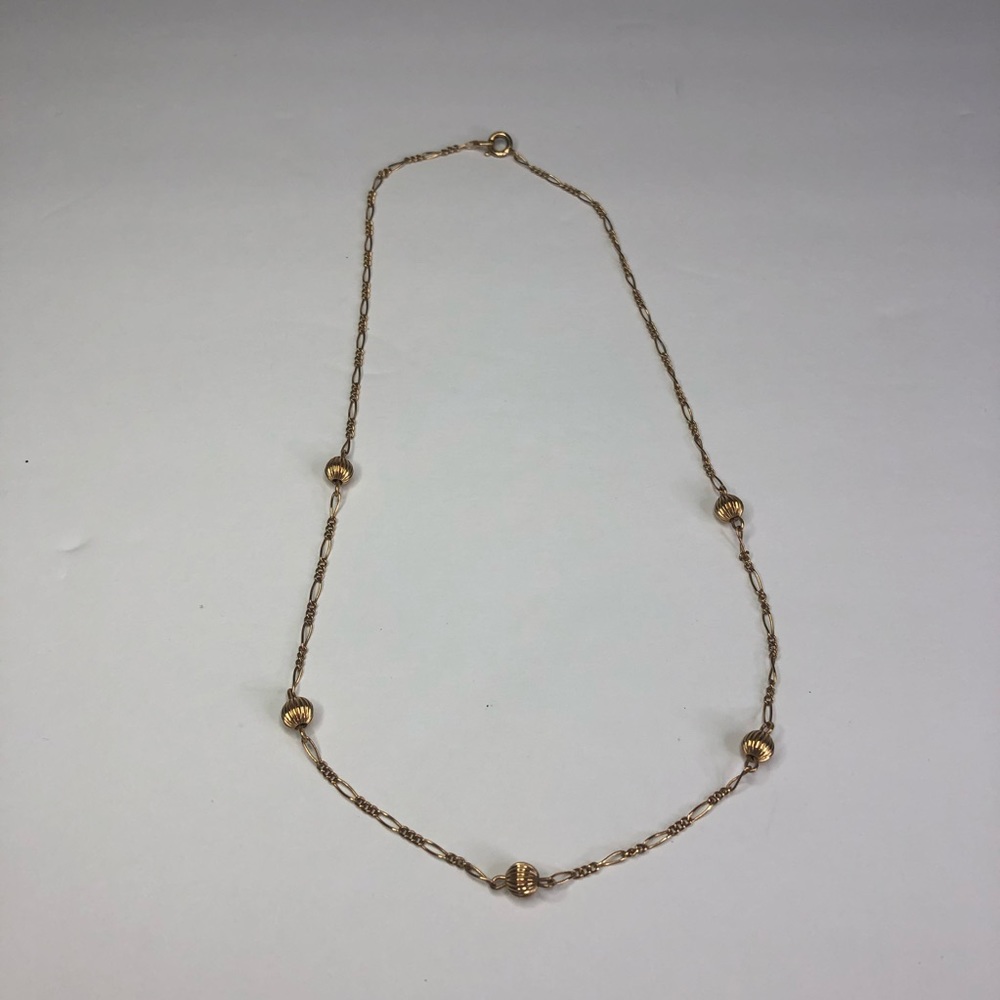 Gold Ball Necklace